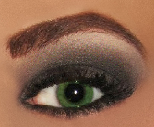 makeup looks for brown eyes step by step