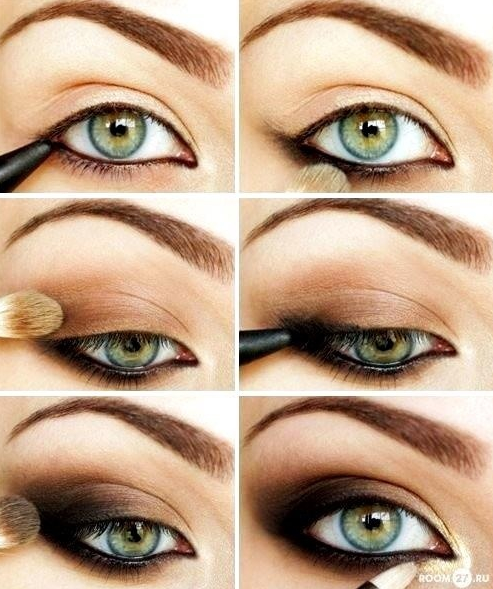 smokey eye makeup for brown eyes tutorial